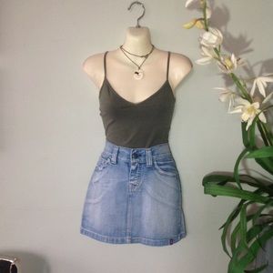 EDC 98 jean mini skirt